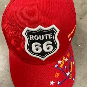 Route 66 Vibrant Red Kids Hat
